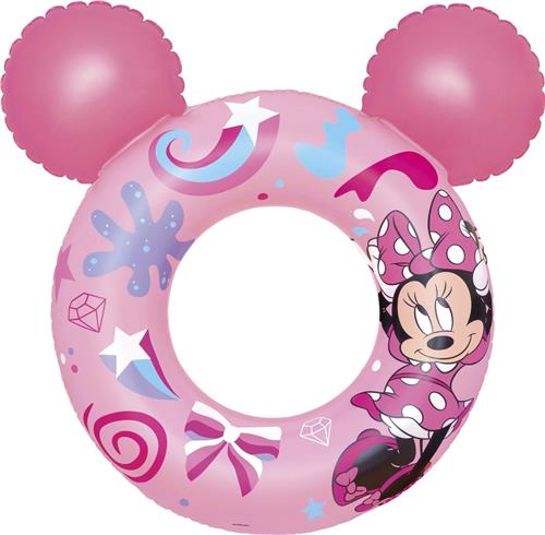 Bestway Disney Minnie Mouse zwemband met oren 74x76 cm +3 tot 6 Jaar zwembad en strand 09111