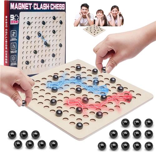 Solacis Magnetisch schaakspel - Magnetisch schaakbord - Reis schaakspel - Schaken - Schaakspel - Must have!