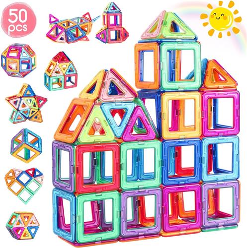 Solacis Magneet speelgoed - Magneetspeelgoed - Magneet speelgoed constructie - Magneet speelgoed bouwen blokken - Must have!