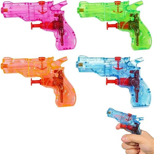 Mini Waterpistool Kinderen - 12 Stuks - van 1-6 Jaar - Waterpistooltjes Klein - Watergeweer - Waterblaster - Watergevecht - Buitenspeelgoed - Zomerspeelgoed - Waterspeelgoed - Veelkleurig - van Imperatoris