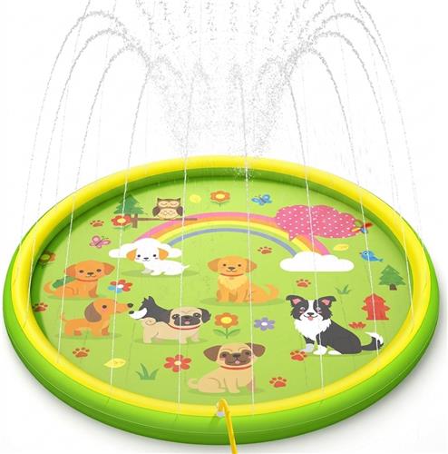 Splash Pad - Waterspeelmat baby - Watermat - Speelkleed - Opblaasbaar - 170 cm - 3 Maanden tot 60 Jaar - Waterspeelgoed baby - Waterspeelgoed voor in een zwembad - van Imperatoris
