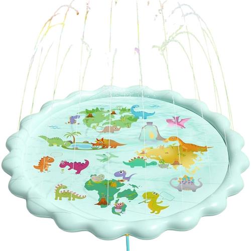 Splash Pad - Waterspeelmat baby - Watermat - Speelkleed - Opblaasbaar - 200 cm - 36 maanden tot 70 jaar - Waterspeelgoed baby - Waterspeelgoed voor in een zwembad - van Imperatoris