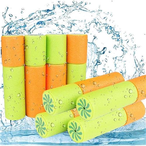 Waterpistolen voor kinderen - Set Van 08 - Kleine waterpistolen - Schuimwaterpistolen - Waterblaster - Watergevecht - Buitenspeelgoed - Zomerspeelgoed - Waterspeelgoed - 16 cm - Geel- van Imperatoris