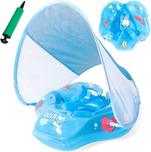 Kinderzwembad - baby zwembad - babyzwembad drijft - voor leeftijd 1- 3 jaar - babyzwembadje - baby zwemring - L bluaw - kinder zwembadje - zwemband - babyfloat - van Imperatoris