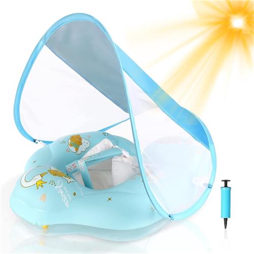Kinderzwembad - baby zwembad - babyzwembad drijft - voor leeftijd 6-30 maanden - babyzwembadje - Zwemtrainer - baby zwemring - S Bluaw - kinder zwembadje - zwemband - babyfloat - van Imperatoris