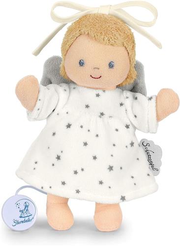 Roterende muziekdoos - Ecru - Small - Velours en Nicki knuffel met speelwerk - Voor baby's