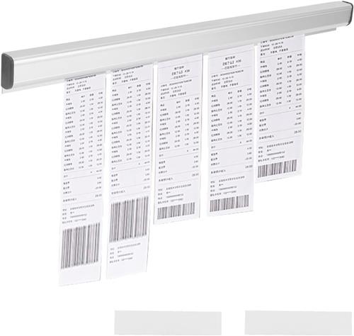 Kaarthouder fietsstuur - Aluminium - 30 cm - Duurzame Bonnenhouder voor Restaurants en Bars