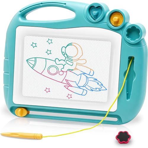 Magnetisch schrijfbord - Lichtblauw - 28 x 21 cm - Uitwisbaar Doodle Tekenschrift - Voor Kinderen