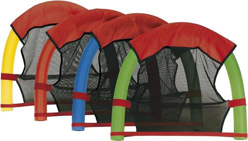 Pool noodle - Waterzitje - Rood - Nylon Netmateriaal - Voor Zwemmen en Waterplezier