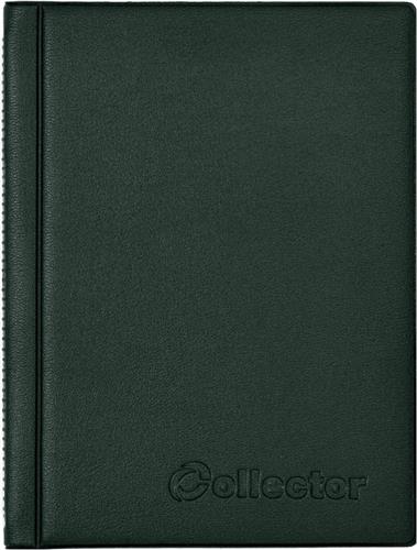 Muntenverzamelmap - Groen - 125mm x 170mm x 8mm - Compact Muntalbum voor Kleine, Middelgrote en Grote Munten