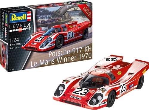 1:24 Revell 07709 Porsche 917K Le Mans Winner 1970 Plastic Modelbouwpakket
