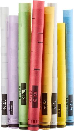 Muntenverzamelmap - Multikleur - Papieren Munthulzen Set - 80 g Papier - Voor Muntenverzamelaars