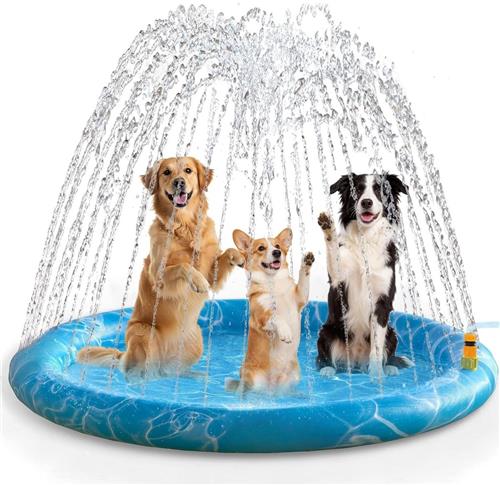 Splash Pad - Waterspeelmat baby - Watermat - Speelkleed - Opblaasbaar - 150 cm - 24 maanden tot 5 jaar - Waterspeelgoed baby - Waterspeelgoed voor in een zwembad - van Imperatoris