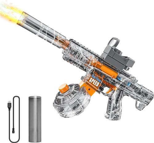 Waterpistool Elektrisch Kinderen - van 3-5 Jaar - Waterpistooltjes Klein - Watergeweer - Waterblaster - Watergevecht - Buitenspeelgoed - Zomerspeelgoed - Waterspeelgoed - 350 ml - Grijs - van Imperatoris