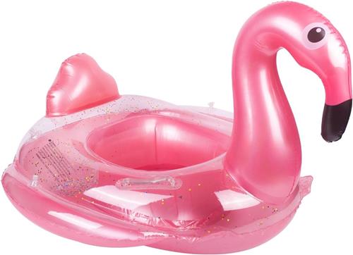 Kinderzwembad - baby zwembad - babyzwembad drijft - voor leeftijd 6-36 maanden - babyzwembadje - baby zwemring - roze flamingo - kinder zwembadje - zwemband - babyfloat - van Imperatoris
