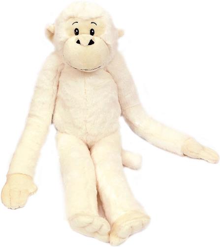 Eco Knuffel Hangaap wit 48 cm