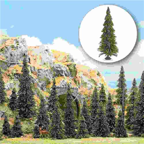 Busch - 40 Edeltannen N (Bu6577) - modelbouwsets, hobbybouwspeelgoed voor kinderen, modelverf en accessoires