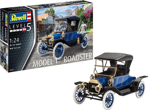 1:24 Revell 07661 Ford T Modell Roadster (1913) Plastic Modelbouwpakket