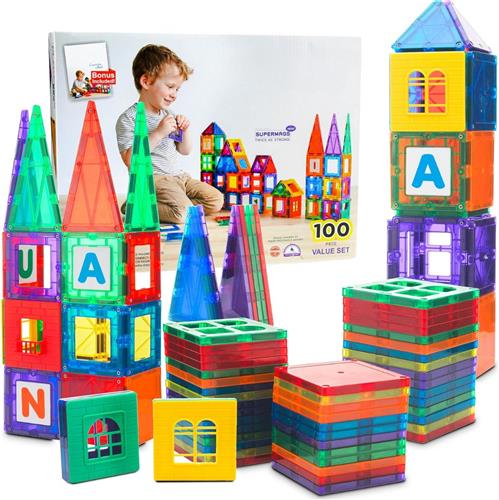 Solacis Magneet speelgoed - Magneetspeelgoed - Magneet speelgoed constructie - Magneet speelgoed bouwen blokken - Must have!