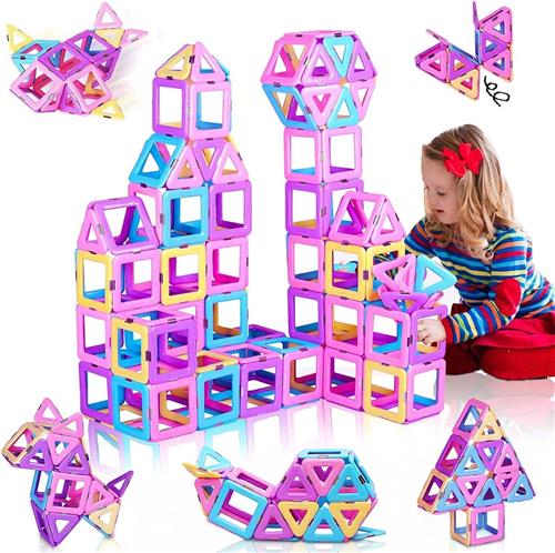 Solacis Magneet speelgoed - Magneetspeelgoed - Magneet speelgoed constructie - Magneet speelgoed bouwen blokken - Must have!