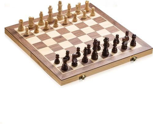 Solacis Magnetisch schaakspel - Magnetisch schaakbord - Reis schaakspel - Schaken - Schaakspel - Must have!