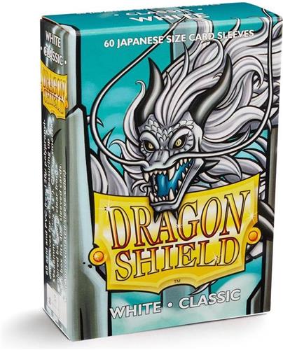 Dragon Shield Card Sleeves: Japanese Classic White (59x86mm) - 60 stuks