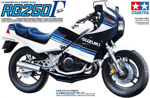1:12 Tamiya 14024 Suzuki RG250 R Gamma Motor Plastic Modelbouwpakket