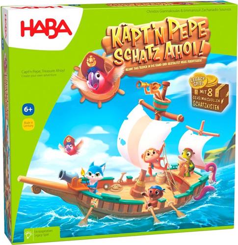 Haba !!! Spiel - Käpt'n Pepe, Schatz Ahoi! (Duits) = Frans 1307037003 - Nederlands 1307037004