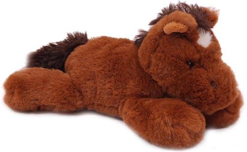 Eco Knuffel Paard liggend 23 cm