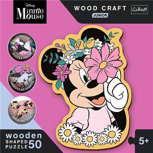 Trefl Trefl - Puzzels - Houten Knutsel Junior - In Minnie's wereld / Disney Minnie_FSC Mix 70%