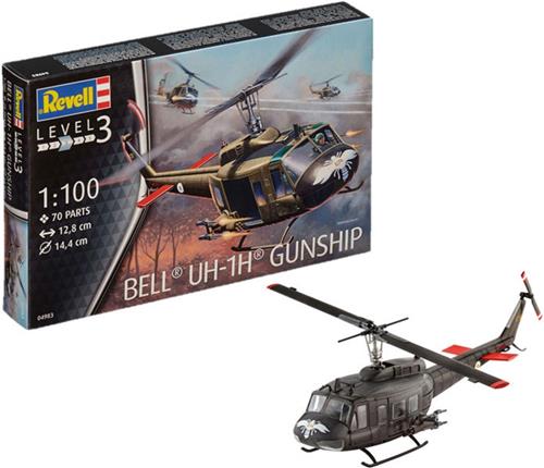 1:100 Revell 04983 Bell UH-1H Gunship Plastic Modelbouwpakket
