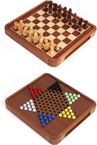 Solacis Magnetisch schaakspel - Magnetisch schaakbord - Reis schaakspel - Schaken - Schaakspel - Must have!