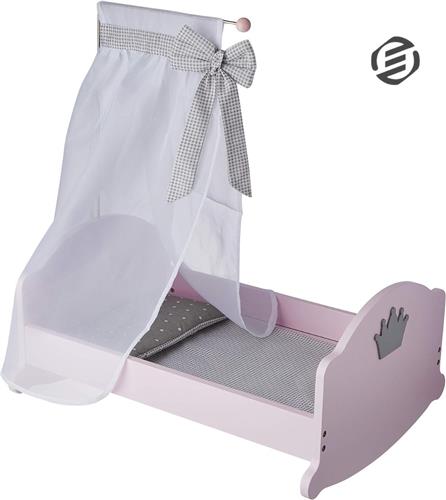 Equivera Poppenbed - Poppenbedje - Poppenhuis Meubels - Speelgoed voor Meisjes - Cadeau