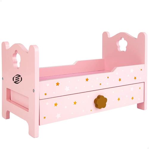 Equivera Poppenbed - Poppenbedje - Poppenhuis Meubels - Speelgoed voor Meisjes - Cadeau