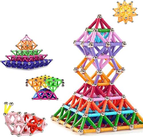 Solacis Magneet speelgoed - Magneetspeelgoed - Magneet speelgoed constructie - Magneet speelgoed bouwen blokken - Must have!