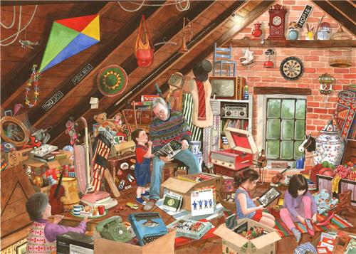 House of Puzzles What's That Grandpa - 1000 Piece Jigsaw Puzzle