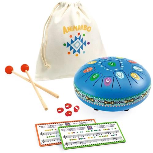 Djeco | tongtrommel blauw - 11 tonen