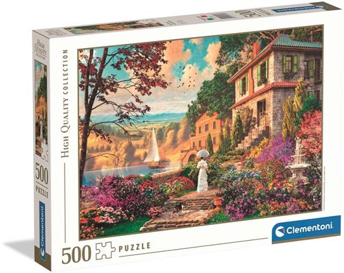 Clementoni Legpuzzel Victorian Promenade - Puzzel 500 Stukjes - High Quality Collection - Puzzels en Legpuzzels voor Volwassenen
