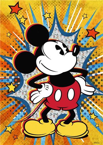 Ravensburger puzzel Retro Mickey - 1000 stukjes.