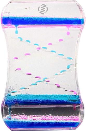 Equivera Vloeibare Zandloper - Liquid Timer - Druppelbaan - Liquid Motion Timer - Bubbel Zandloper - Beweging Bubbels - Cadeau voor Kinderen