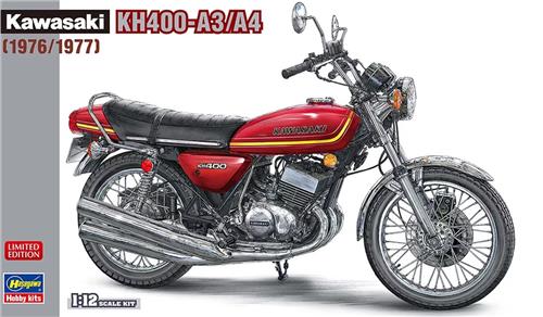 1:12 Hasegawa 21754 Kawasaki KH400-A3/A4 - 1976/1977 Plastic Modelbouwpakket