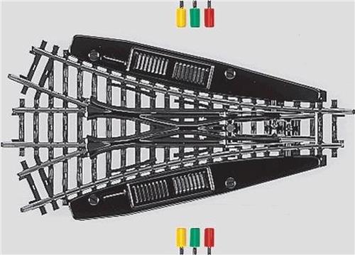 H0 Märklin K-rails (zonder ballastbed) 2270 Driewegwissel, Symmetrisch 168.9 mm 1 stuk(s)