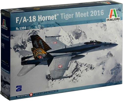 1:72 Italeri 1394  F/A-18 Hornet Tiger Meet 2016 Plastic kit
