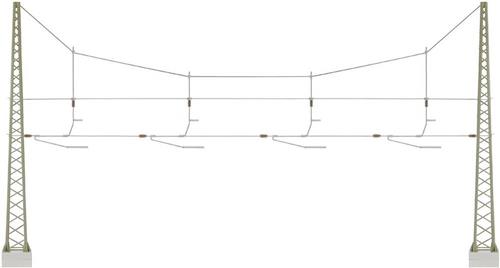Viessmann Modelltechnik 4163 H0 Bovenleidingportaal Universeel 1 stuk(s)