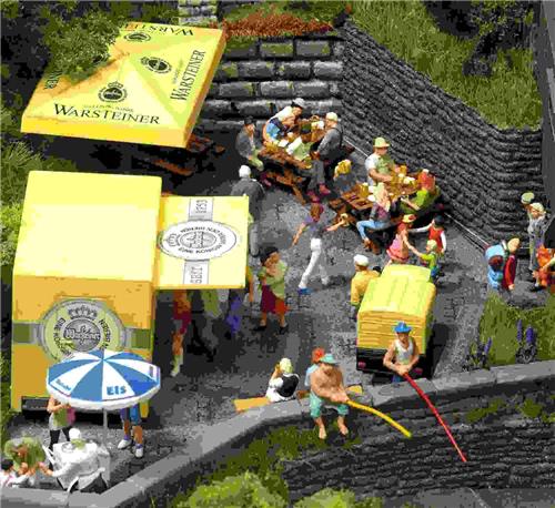 Busch - Wald-sitzgarnitur H0 (Bu1484) - modelbouwsets, hobbybouwspeelgoed voor kinderen, modelverf en accessoires