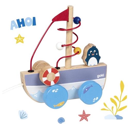 Goki Trekboot Ahoy met Kralenlabyrint