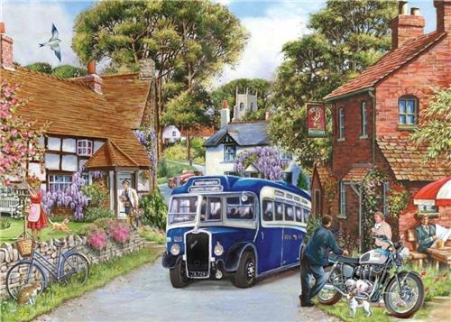 House of Puzzles Tight Corner - 500 Piece Jigsaw Puzzle