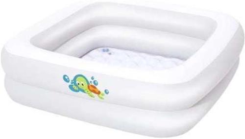 Bestway - Babyzwembad met Opblaasbare Bodem - 86 x 86 x 25 cm