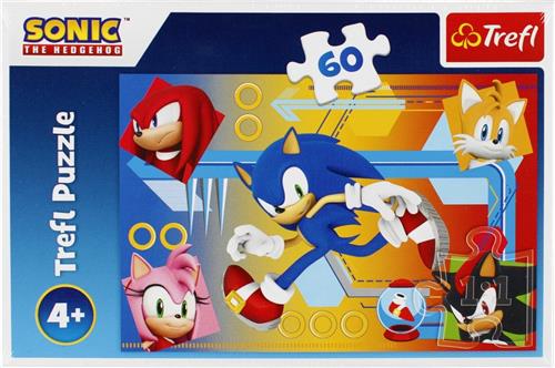 Trefl Trefl - Puzzels - 60 - Sonic in actie / SEGA Sonic The Hedgehog 