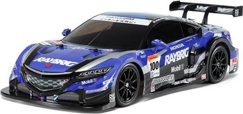 Tamiya 1:10 RC auto Elektro Straatmodel Raybrig NSX Concept-GT Brushed 4WD Bouwpakket TT-02
